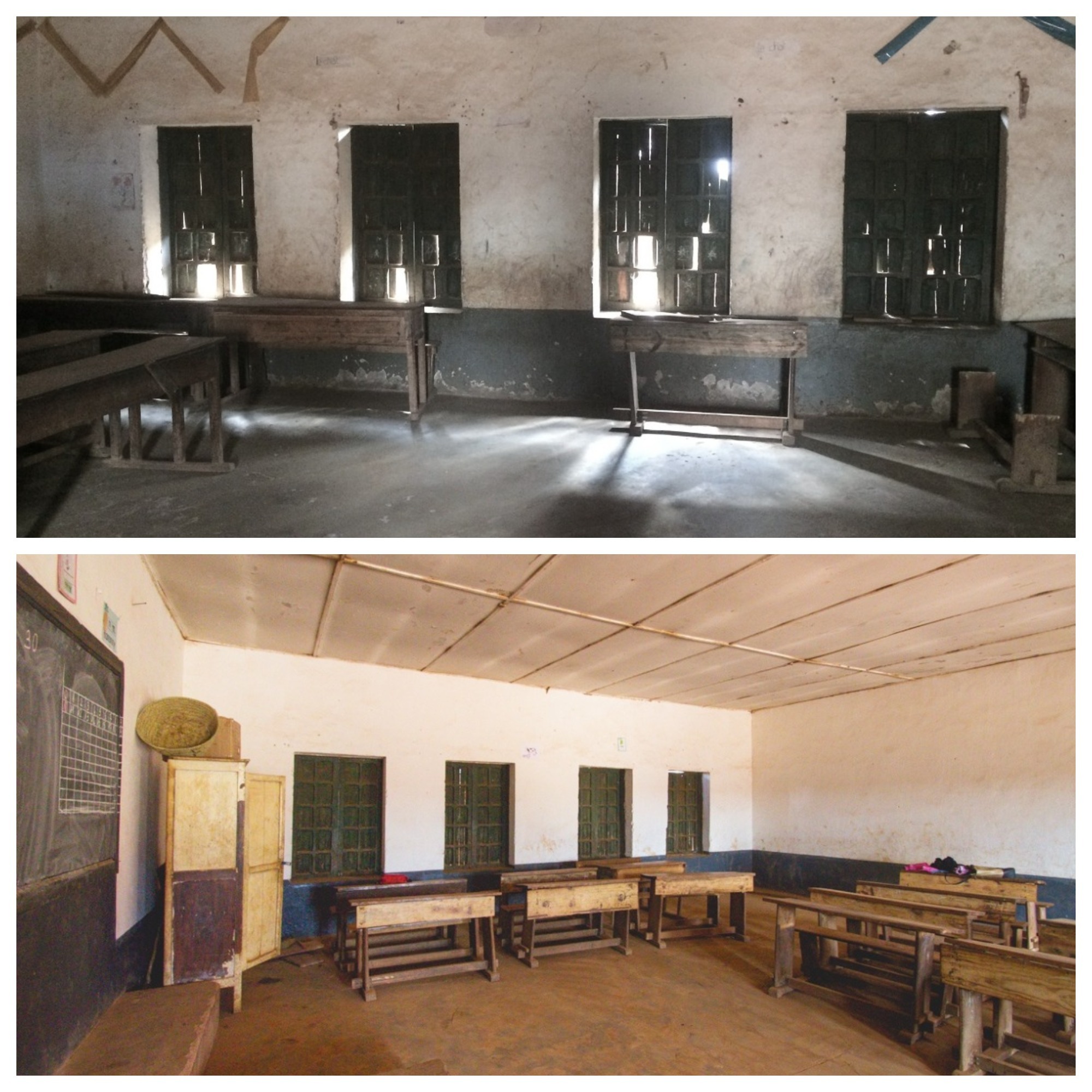 École avant construction - terrain vide